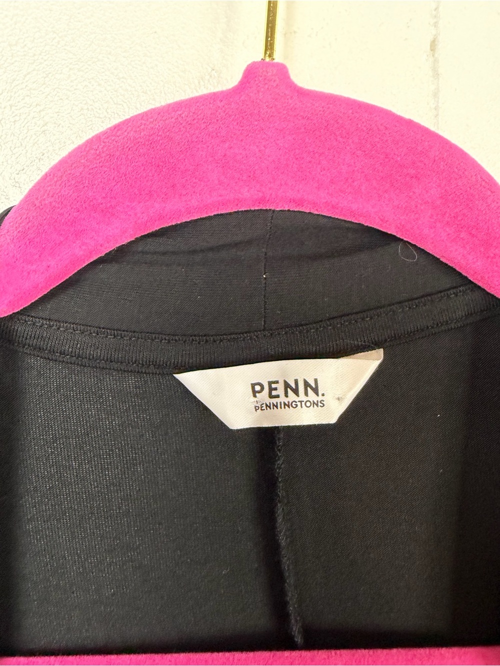 Penningtons size 3X Black Open Front Cardigan Tunic Workwear Office Long Sleeve - Picture 5 of 6